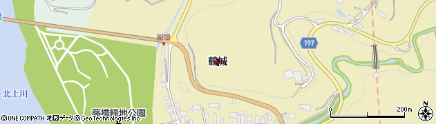 岩手県奥州市水沢黒石町（鶴城）周辺の地図