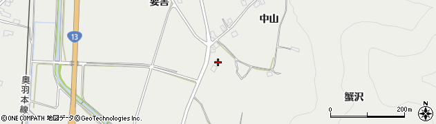 秋田県湯沢市相川中山59周辺の地図
