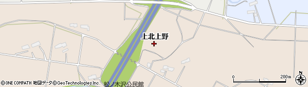 岩手県奥州市前沢古城（上北上野）周辺の地図