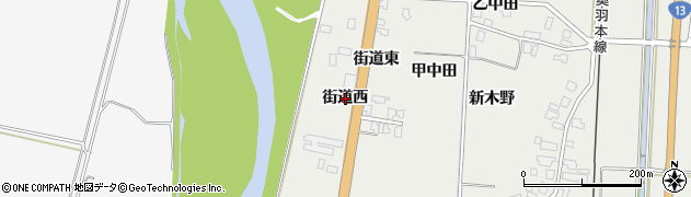 秋田県湯沢市相川（街道西）周辺の地図
