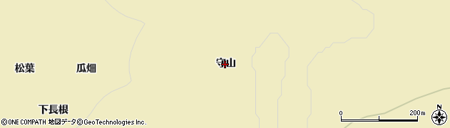 山形県遊佐町（飽海郡）吹浦（守山）周辺の地図