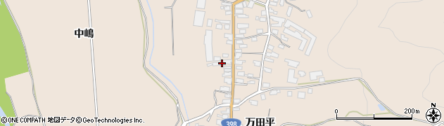 秋田県湯沢市稲庭町三嶋80周辺の地図