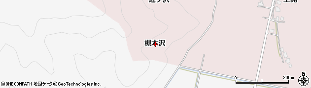 秋田県湯沢市酒蒔槻木沢周辺の地図