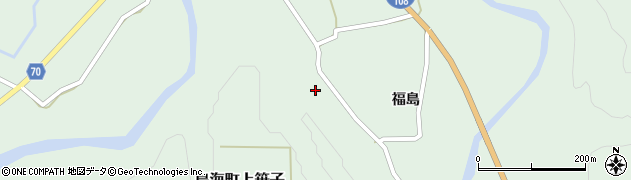 秋田県由利本荘市鳥海町上笹子福島31周辺の地図
