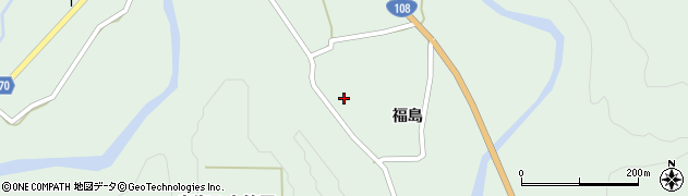秋田県由利本荘市鳥海町上笹子福島17周辺の地図