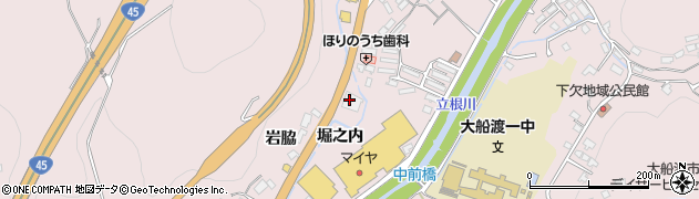 カラオケ招福亭クレヨン大船渡店周辺の地図