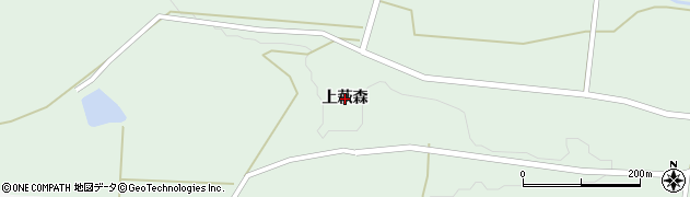 岩手県奥州市胆沢若柳（上萩森）周辺の地図
