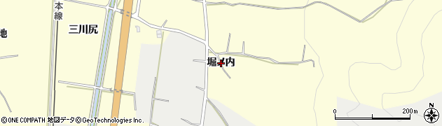 秋田県湯沢市上関（堀ノ内）周辺の地図