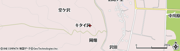 秋田県湯沢市酒蒔周辺の地図