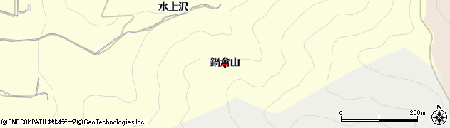 秋田県湯沢市上関（鍋倉山）周辺の地図