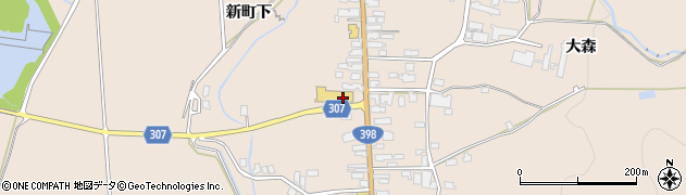 秋田県湯沢市稲庭町稲庭80周辺の地図