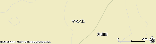 山形県遊佐町（飽海郡）吹浦（ママノ上）周辺の地図