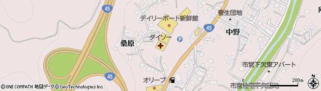 ダイソー大船渡ＳＣ店周辺の地図