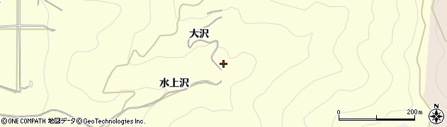 秋田県湯沢市上関（水上沢）周辺の地図