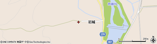 秋田県湯沢市稲庭町朝月山225周辺の地図