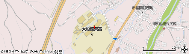 岩手県立大船渡東高等学校周辺の地図
