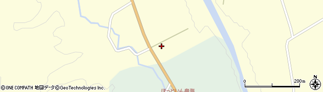 秋田県由利本荘市鳥海町下笹子道ノ下57周辺の地図