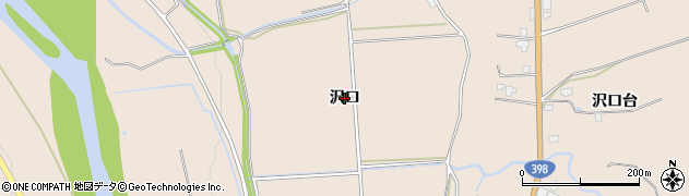 秋田県湯沢市稲庭町（沢口）周辺の地図
