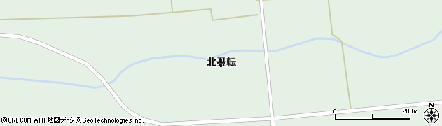 岩手県奥州市胆沢若柳（北丑転）周辺の地図