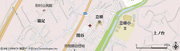 岩手県大船渡市立根町関谷周辺の地図