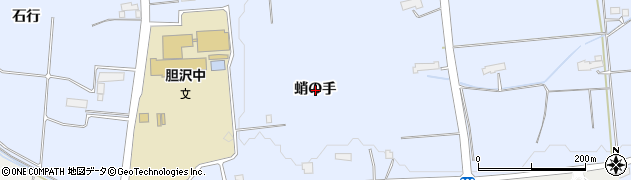 岩手県奥州市胆沢南都田蛸の手周辺の地図