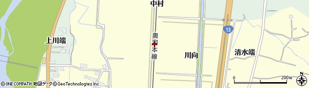 秋田県湯沢市上関（川端）周辺の地図