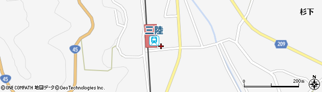 岩手県大船渡市三陸町越喜来肥の田31周辺の地図