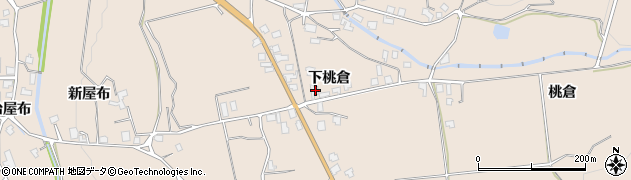 秋田県湯沢市稲庭町下桃倉17周辺の地図