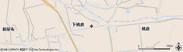 秋田県湯沢市稲庭町下桃倉21周辺の地図