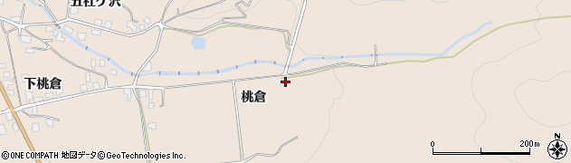 秋田県湯沢市稲庭町（桃倉）周辺の地図