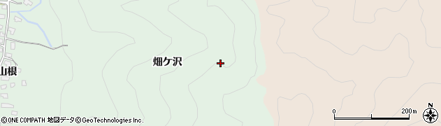 秋田県湯沢市下関（畑ケ沢）周辺の地図
