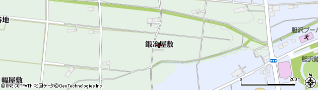 岩手県奥州市胆沢若柳（鍛冶屋敷）周辺の地図