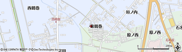 岩手県奥州市水沢真城東鶴巻68周辺の地図