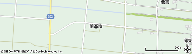 岩手県奥州市胆沢若柳前谷地周辺の地図