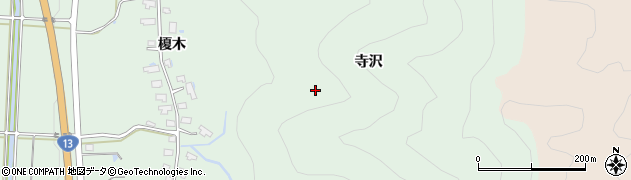 秋田県湯沢市下関（寺沢）周辺の地図