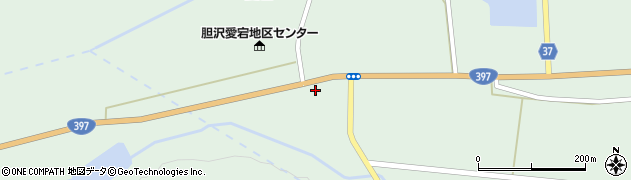 岩手県奥州市胆沢若柳愛宕306周辺の地図
