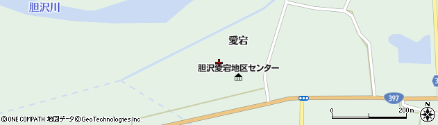 岩手県奥州市胆沢若柳愛宕周辺の地図