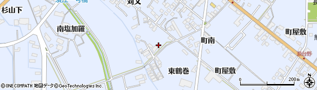 岩手県奥州市水沢真城（東鶴巻）周辺の地図