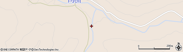 秋田県湯沢市関口（館落口）周辺の地図