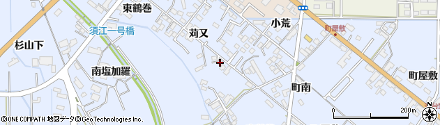 岩手県奥州市水沢真城東鶴巻35周辺の地図