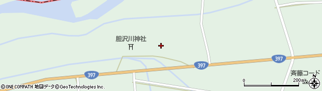 岩手県奥州市胆沢若柳明神下1周辺の地図