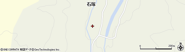 秋田県湯沢市石塚（梺）周辺の地図