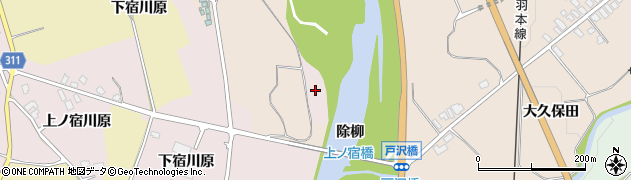 秋田県湯沢市山田（若狭）周辺の地図