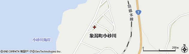 秋田県にかほ市象潟町小砂川清水場142周辺の地図