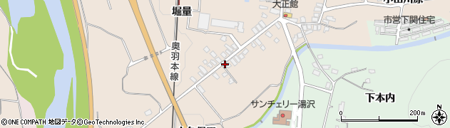 秋田県湯沢市関口（大久保田）周辺の地図