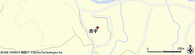 秋田県由利本荘市鳥海町下笹子（泉ヶ平）周辺の地図