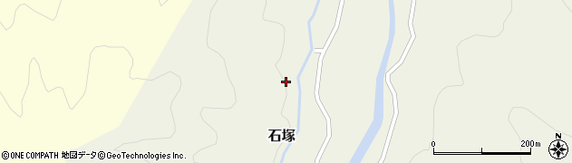 岩ノ沢川周辺の地図