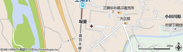 秋田県湯沢市関口堀量周辺の地図