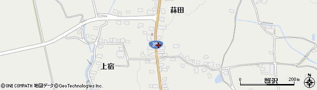秋田県湯沢市三梨町菻田69周辺の地図