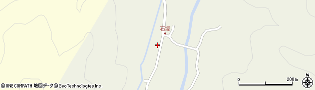 秋田県湯沢市石塚（新町）周辺の地図